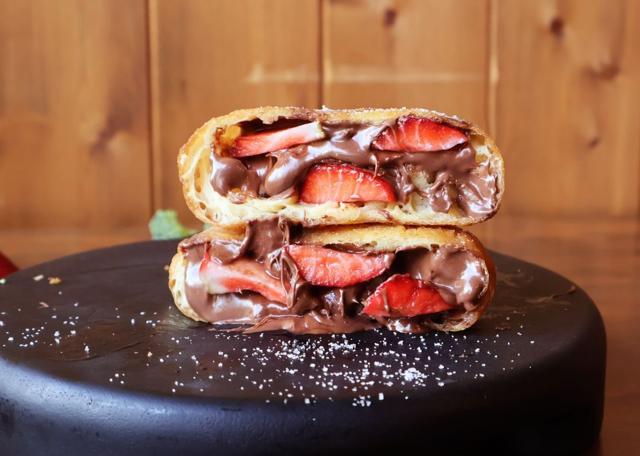 Nutella Strawberry Donut