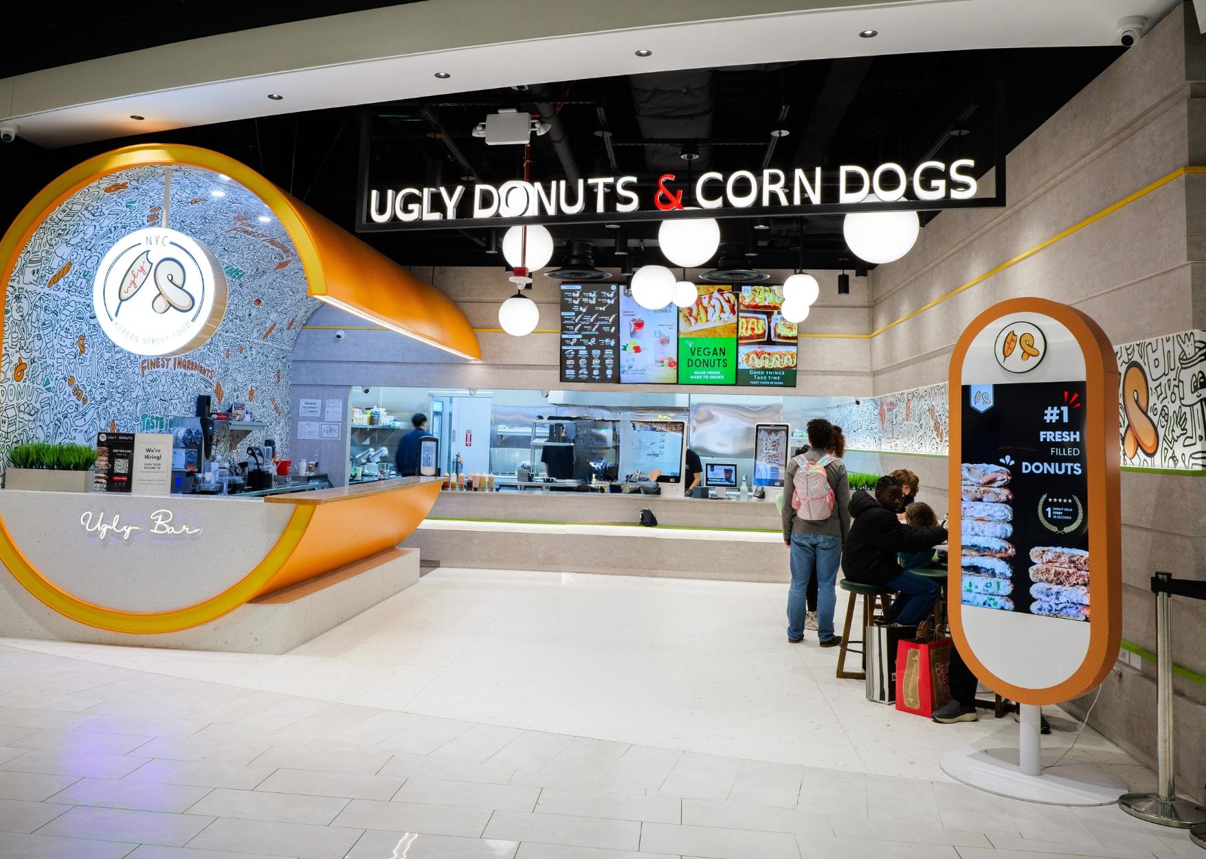 Best Korean Corn Dogs in the American Dream Mall