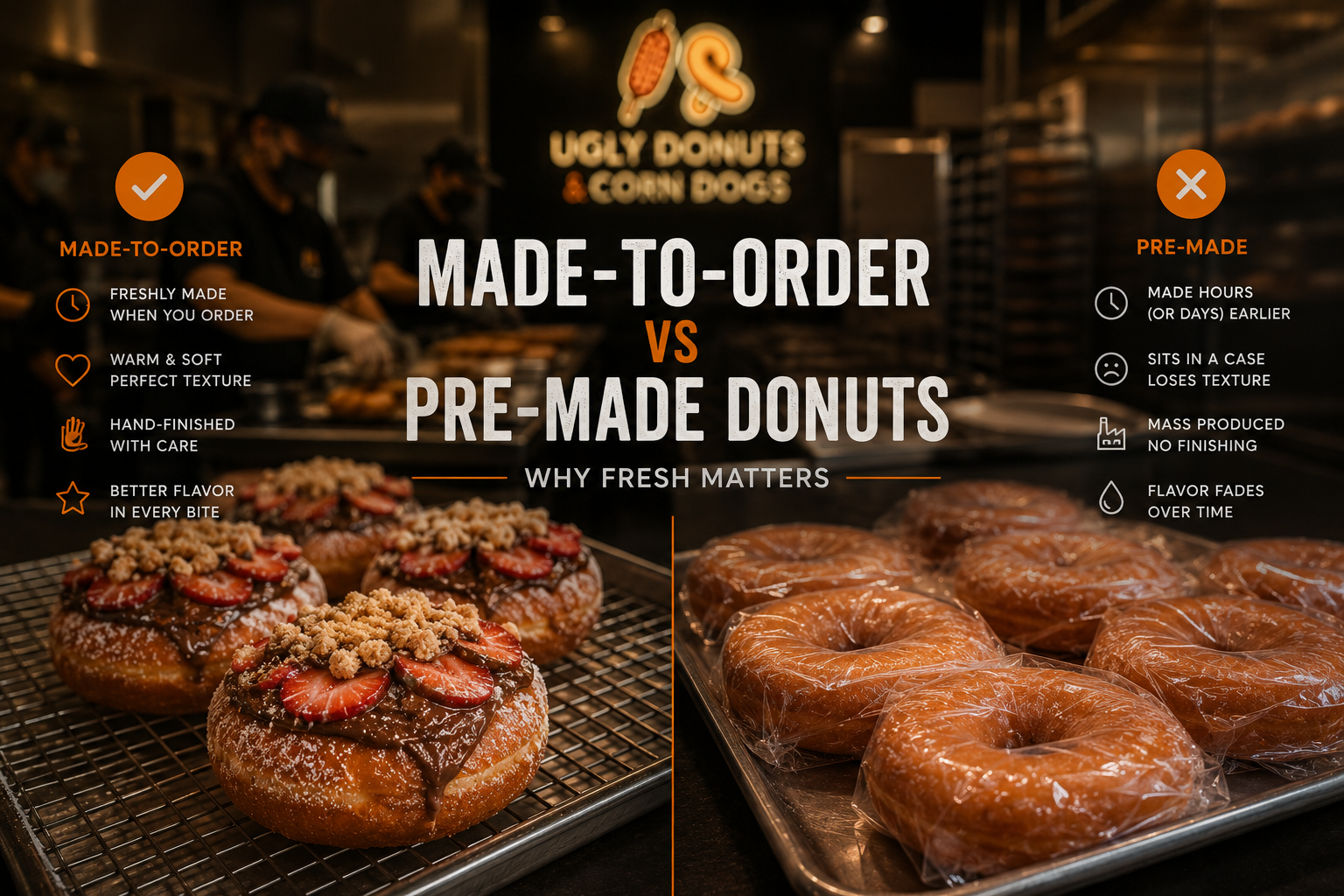 Made-to-Order vs Pre-Made Donuts: Why Fresh Matters
