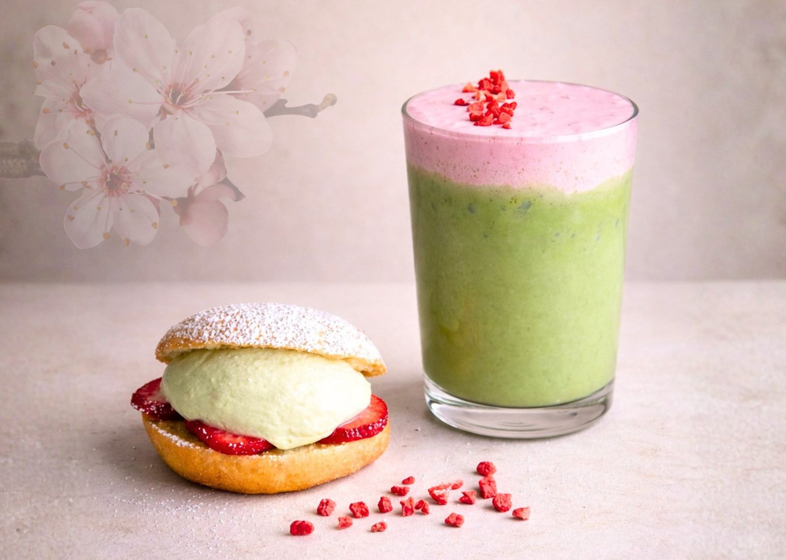 Welcome Spring with Our Matcha Strawberry Seasonal Collection